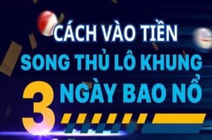 hướng dẫn vào tiền bạch thủ lô khung 3 ngày